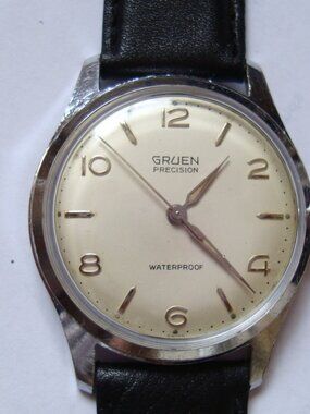 VINTAGE WIND UP GRUEN PRECISION,RUN GREAT